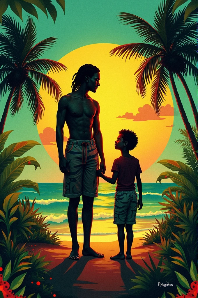 A reggae poster written major and minor riddim mix
