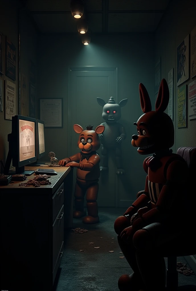 faça uma imagem de five nights ats freddys