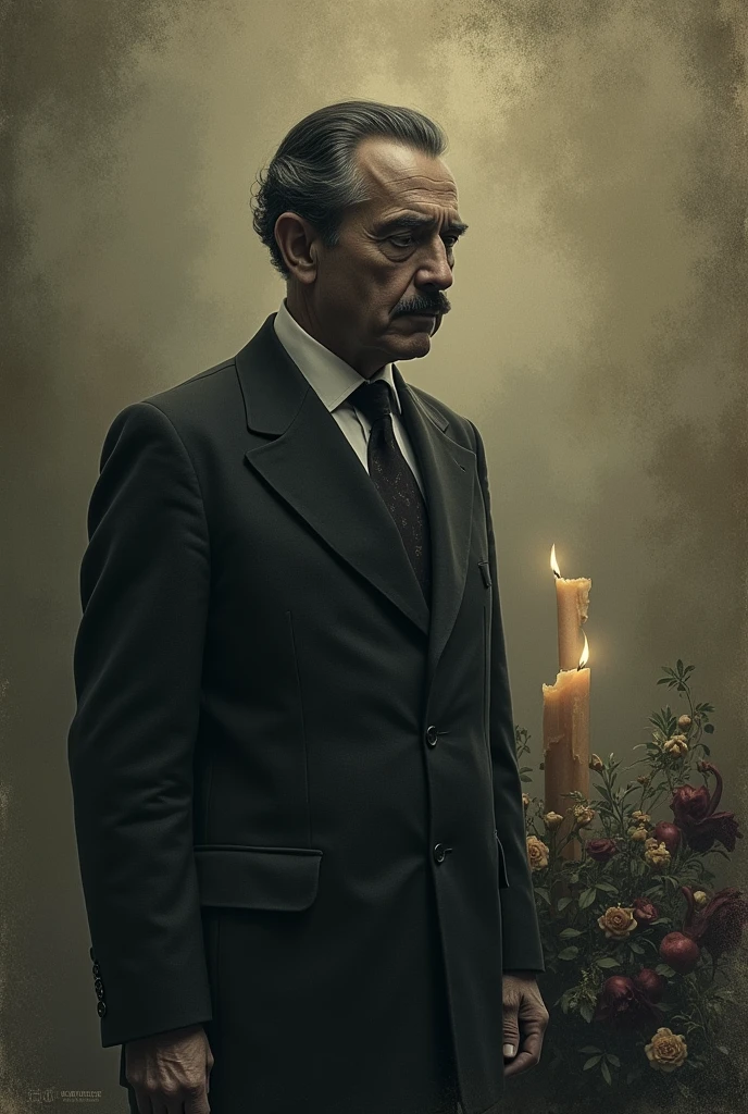 Poster about suicide, death of Getúlio Vargas in Portuguese 
