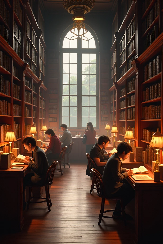 Library books