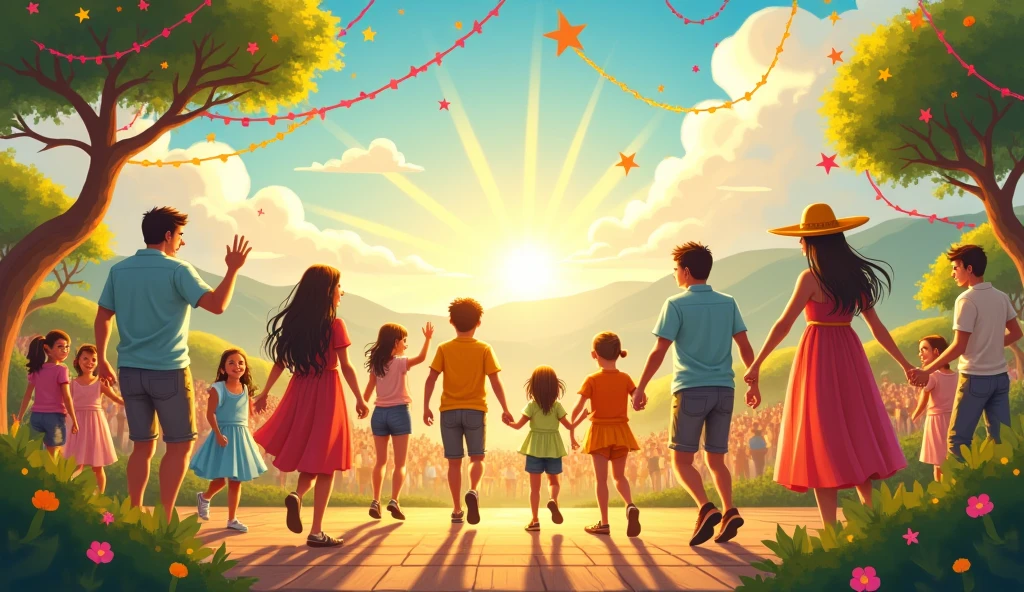 heavenly ground, fiesta, children and families