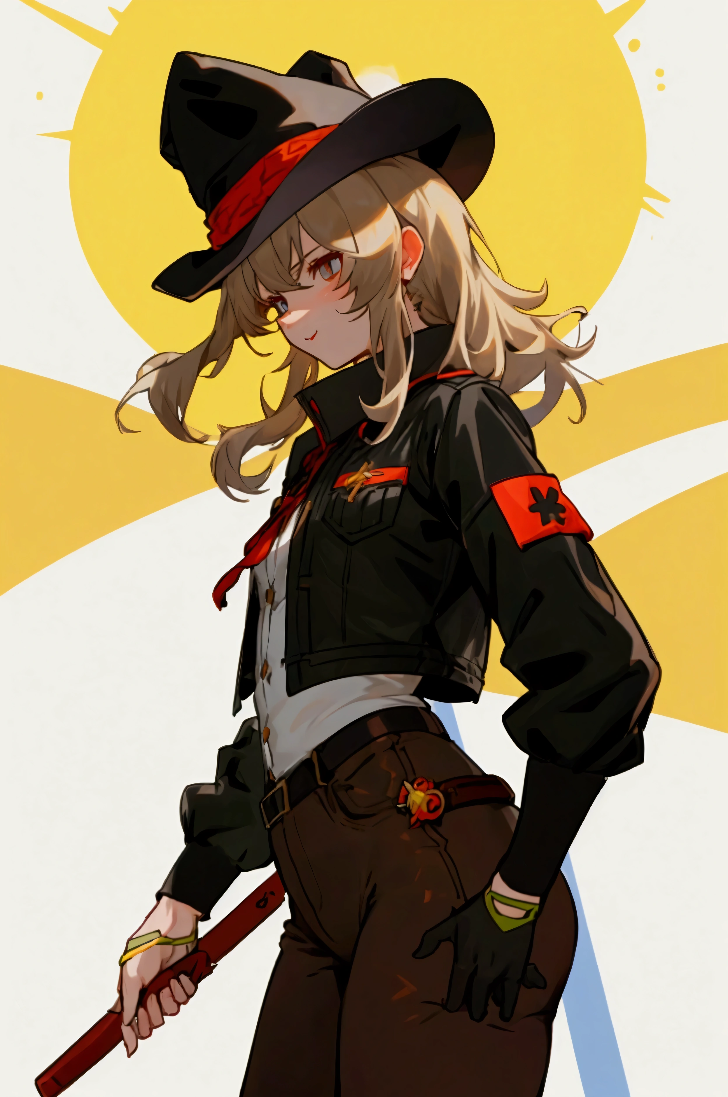 1 девушка, junОslime, слизняк, juno omega strikers, cowboy clothes, high noon clothes