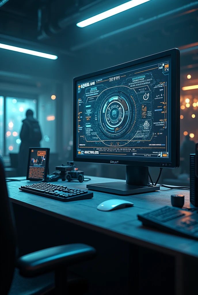 Create an image where the terminal is shown
