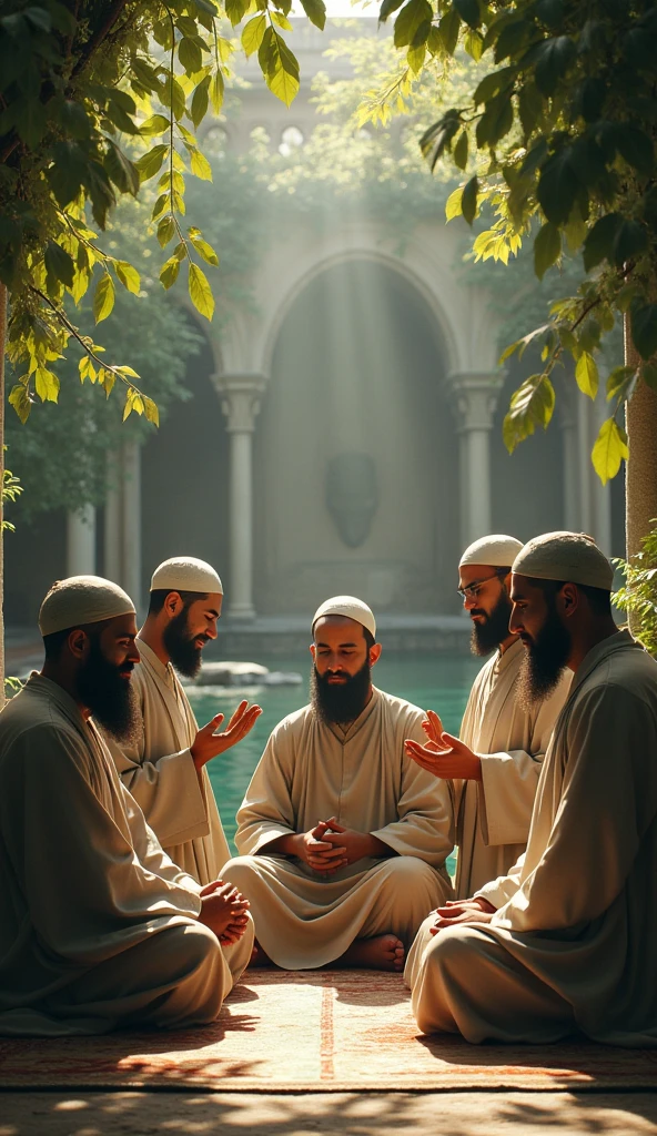 Five Muslim man