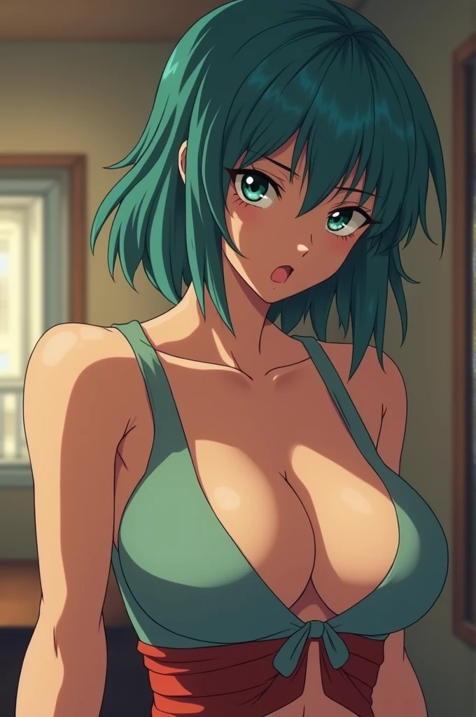 Make bulma showing her breasts 