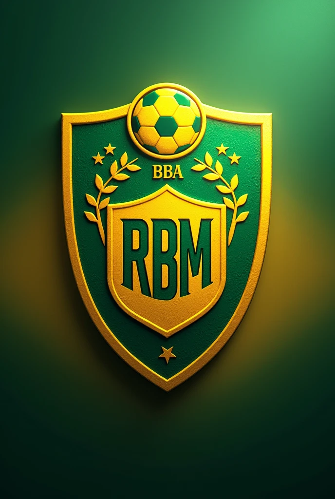I need the shield of the brazilian soccer team but insteed of the CBF put RBM