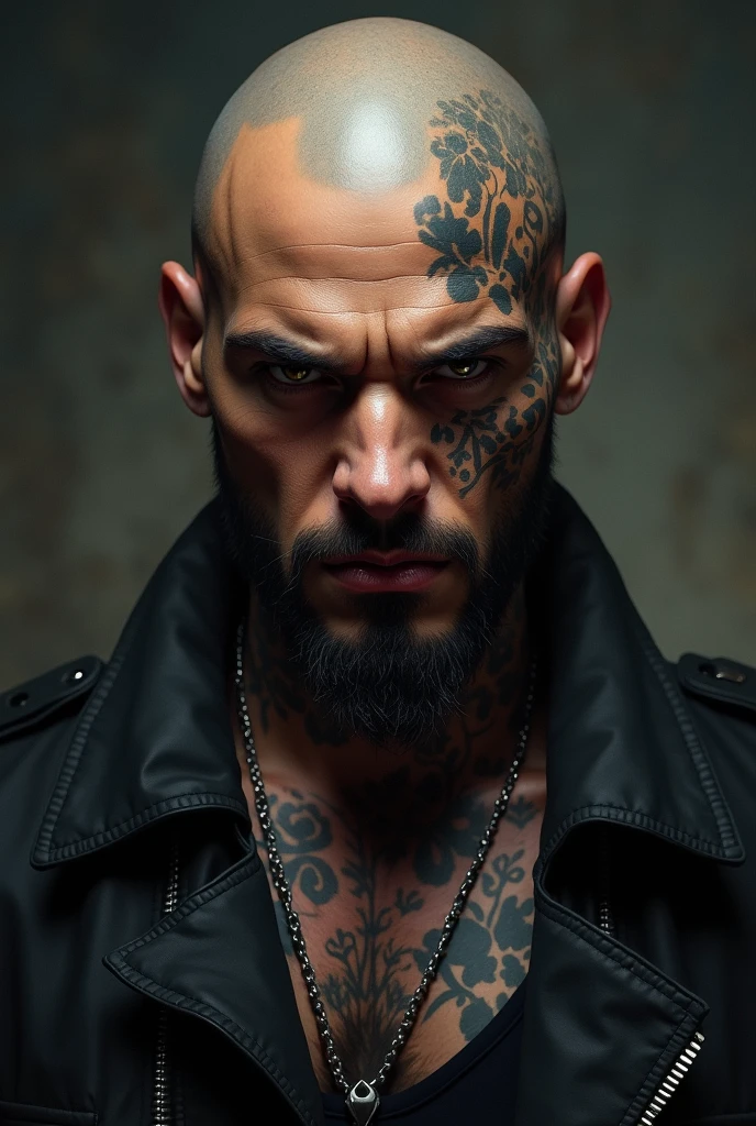 kelso black, A bald, tattooed, reckless criminal

