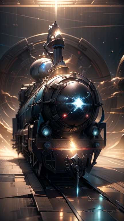 Fantasy,8k,Extremely detailed, masterpiece,High resolution,Highest quality,Increase the resolution,Cinema Lighting,Different space,4 dimensional world,Night on the Galaxy Express,cyber-,light blue body,Train-shaped spaceship,Steam locomotive-type spaceship,Maneuvering with a fusion reactor,30-car train、Run through the space zone,Numerous stars,Many Galaxies,Milky Way,Cruising at the speed of light,Seeing the Earth in the distance,Super Express,Andromeda Galaxy visible,Wide angle of view,Vision,Floating in the air,In the dazzling light,Extremely colorful,The whole carriage is visible,S-shaped,Rail of light,colorful cloud nebula,The whole universe glows blue