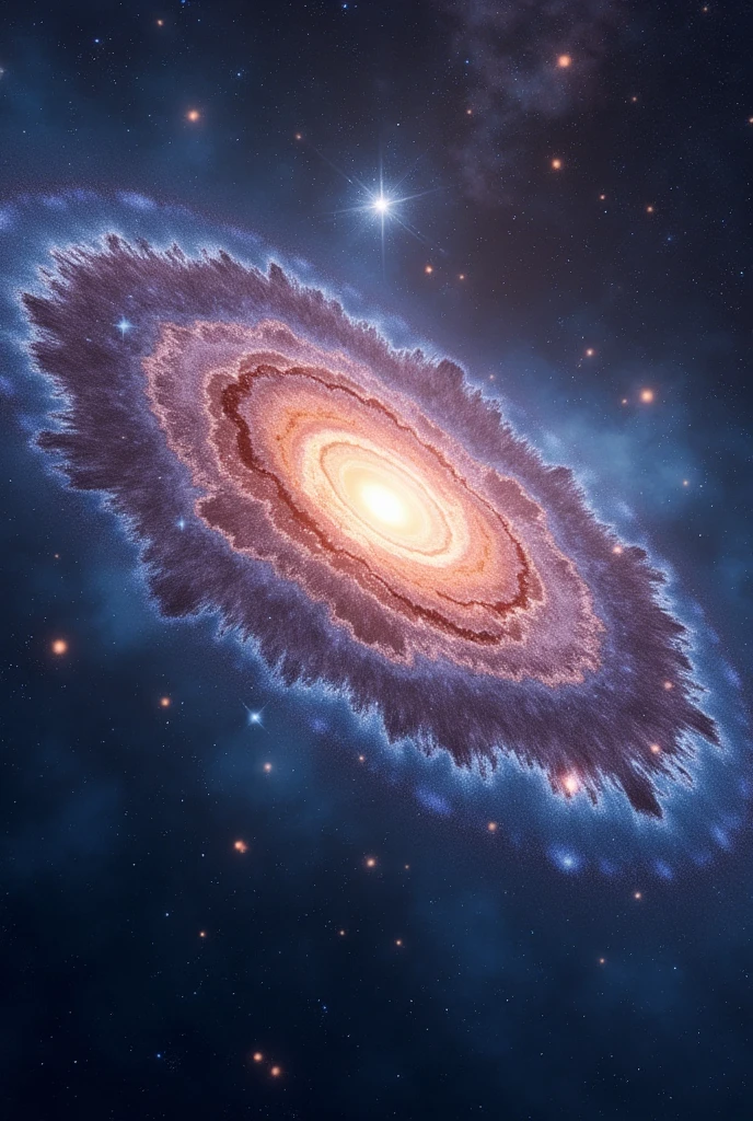 As a wallpaper of the starry universe and its galaxies 