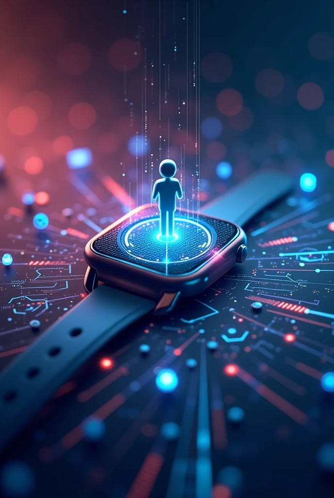 Image that shows that it is a technology social network and Smartwatch