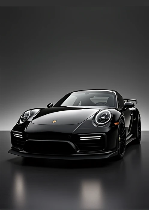 Fiche technique Porsche 911 turbo s black print