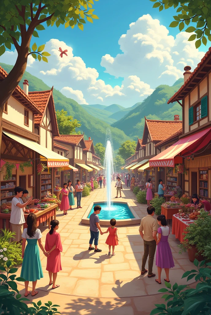 Festival of generosity in a village