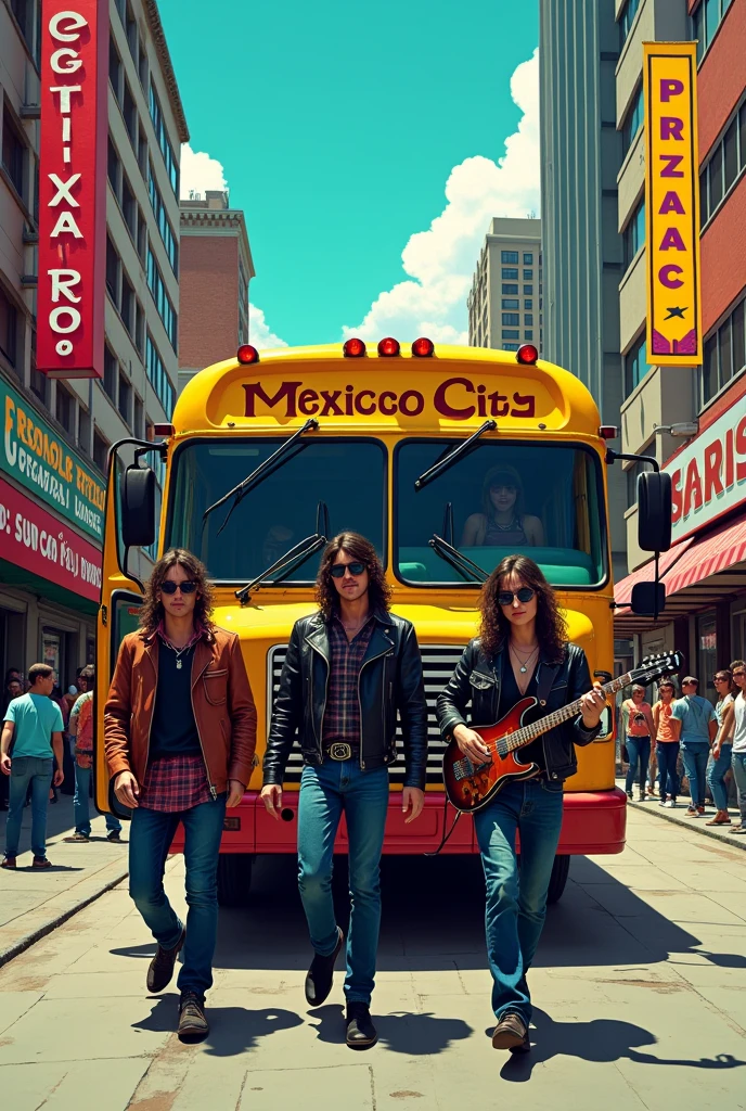 A rock group called PROZAC arriving in Mexico City in the 80s