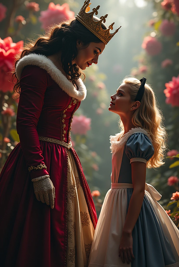 Mila kunis as Alice and Alex Borstein as the Queen of Hearts