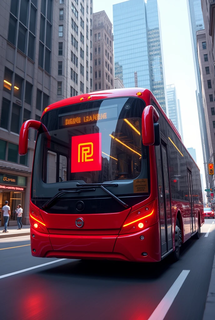 Bus with RED BOX logo 