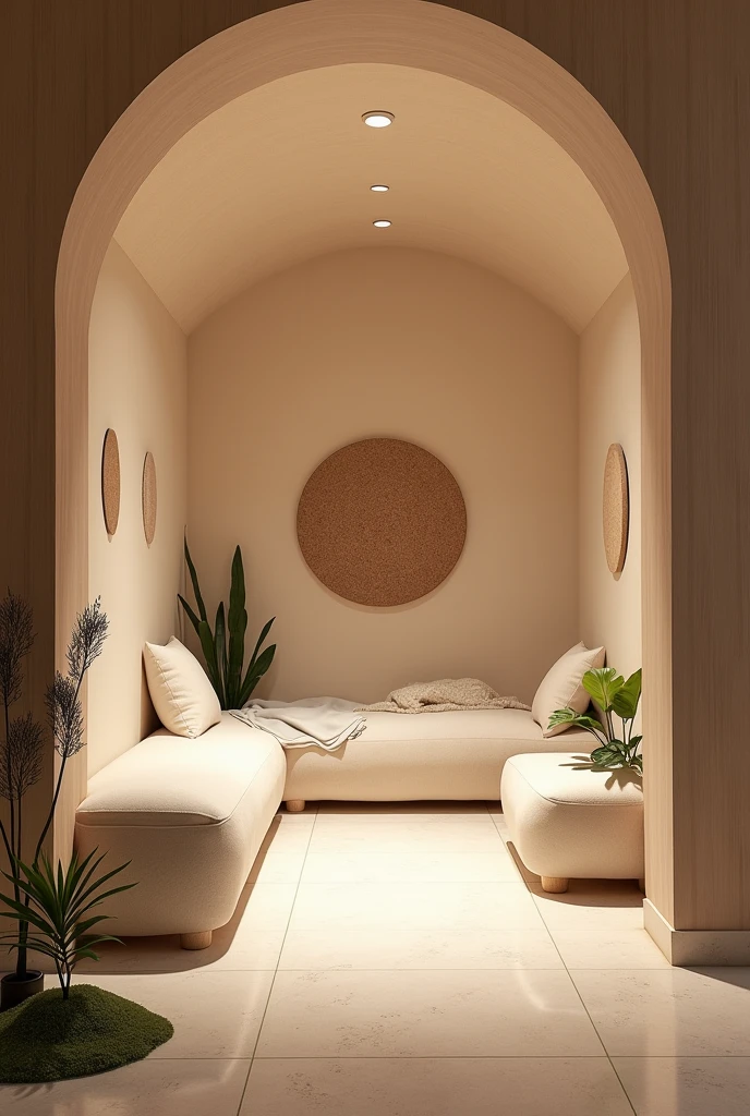 A sensory room for adults and young people, where they can relax, that is different or has no similarity to a spa