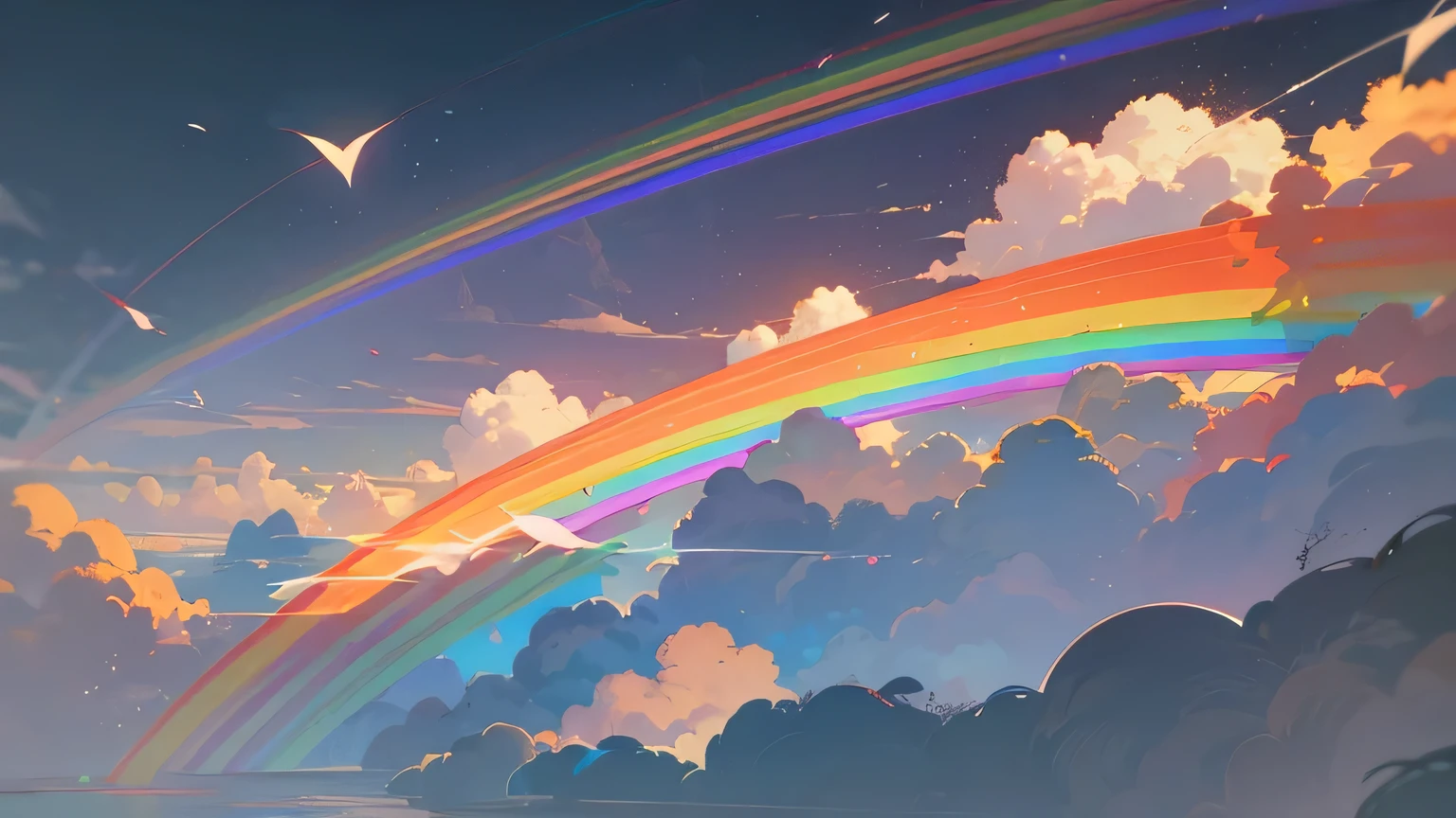 A rainbow hangs over the grey sky, and my heart is filled with color

[Verse 2]
A complicated day々
Tears and smiles that add color mix together

[Chorus]
The colors blend together and the wind of memories blows through you

[Verse 3]
Let&#39;s paint colorful dreams, bringing together all the sadness and joy

[Bridge]
Colors overlap to create a new landscape

[Verse 4]
The gentle sunlight shines on the future, the rainbow of our hearts, the magic that never fades