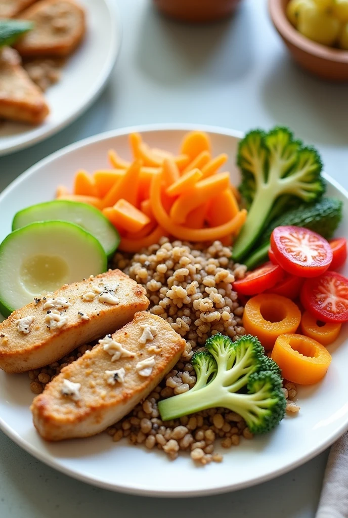 Photo of a healthy meal for children 