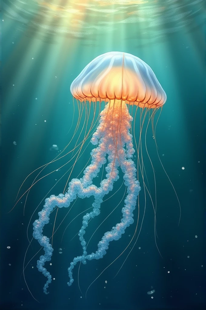 Generate a drawing of the jellyfish