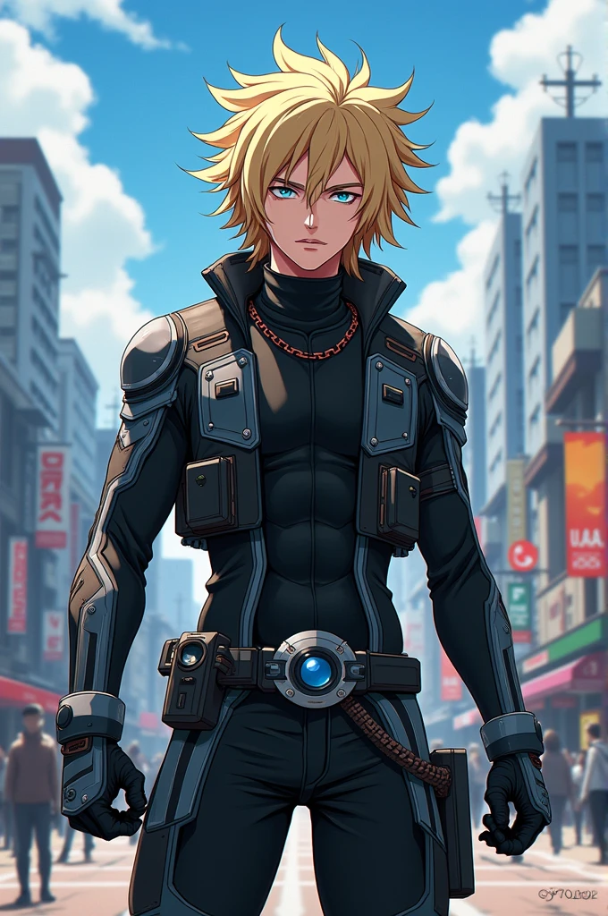 Create Tom Kaulitz in the world of My hero academia 
