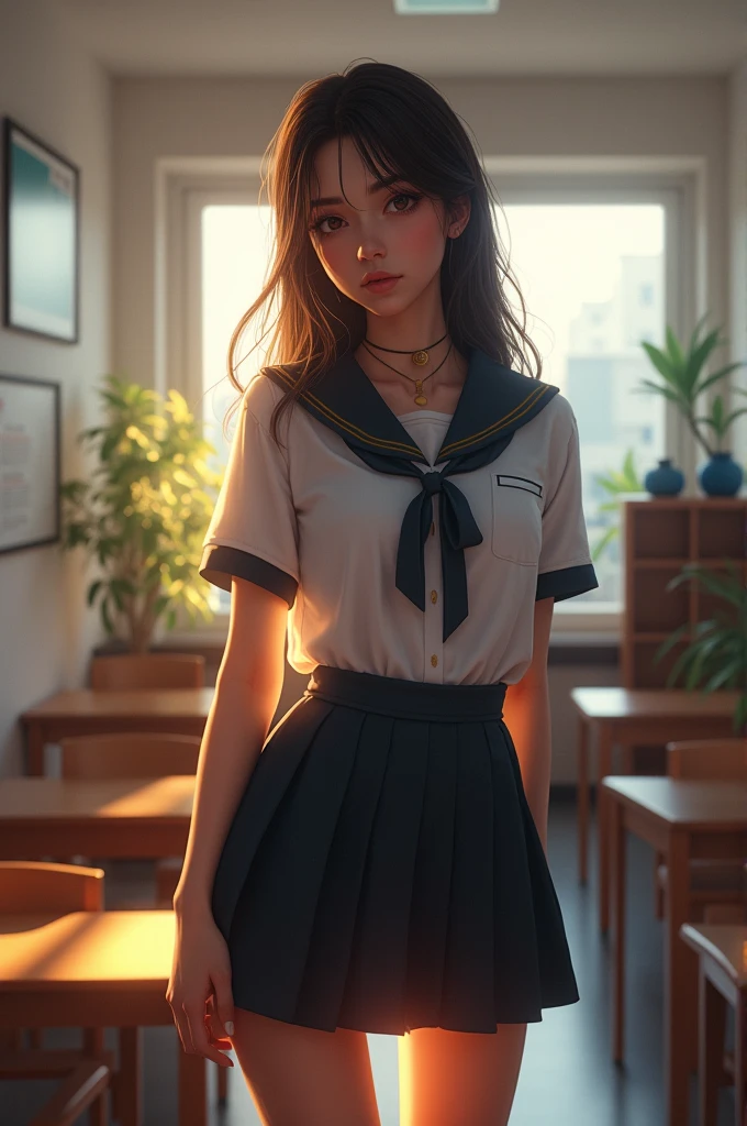 To a hot schoolgirl