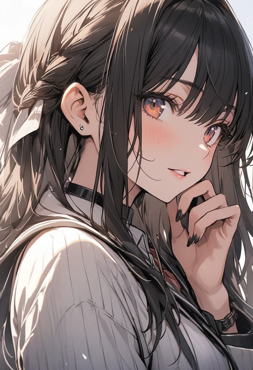 one person&#39;s, alone, ((White shirt)), Black knee socks, With pride, Cleavage,Black panties,Show off your panties to your audience,Spread your legs wide,脚をSpread your legs,I can see your pants,Spread your legs and show me your panties,Her shirt was turned up、Bra is visible,Spread your legs,Black bra,Big Ass,Big Breasts,Low - Angle,Chair下からのアングル, Cowboy Shot,uniform, officeの背景, Black Skirt, Pleated skirt, Very short skirt,pantyhose,office,E Cup, Look at the viewers, alone, Thighs ((masterpiece)), sit, Chair, desk work, Computer on the desk, Name tag, ID Day, in house, blush, Sexy pose、Standing back
