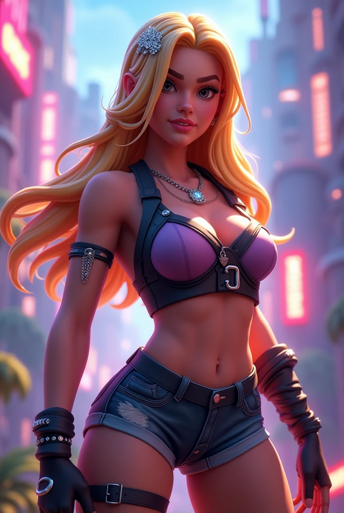 Skin of the singer Sabrina Carpenter in Fortnite