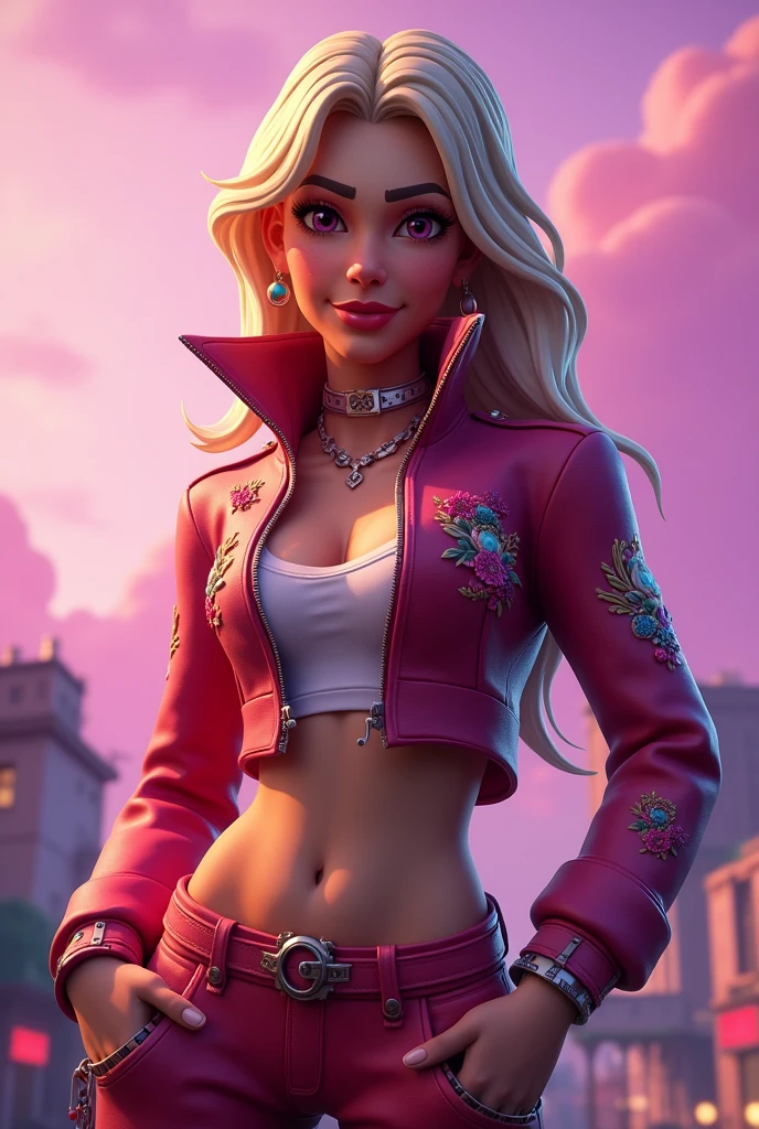 Skin de la cantante sabrina carpenter en fortnite con su outfit