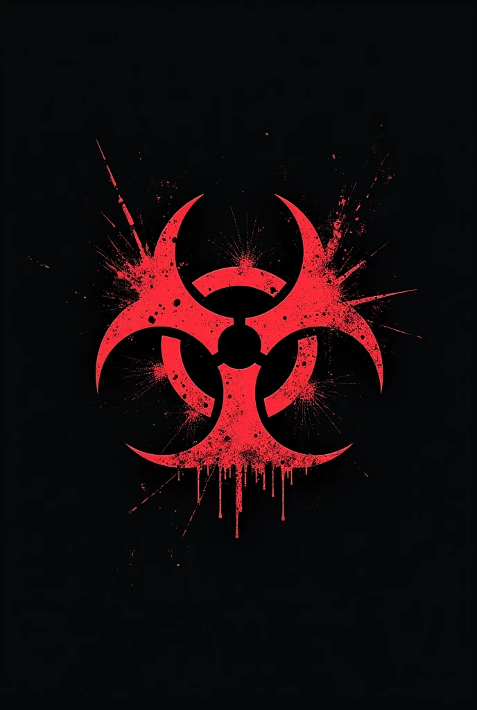 Create a logo for a clothing brand called BIOHazard Clothing in a streetwear style