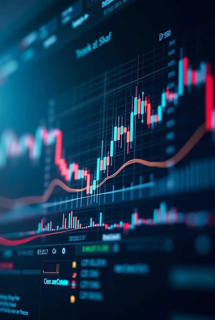Make an image with a forex trend in the background and the text that says " Forex Market Seminar, trend of the last 6 months and possible trends based on the given movements" and below it says "Use" Attendance is important, We will touch on important topics and changes in the program to date.". Let it look realistic