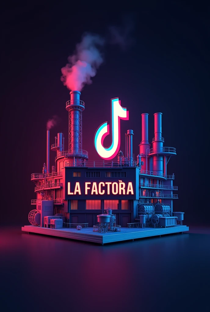 Logo for tiktok highlighting the word La Factoría