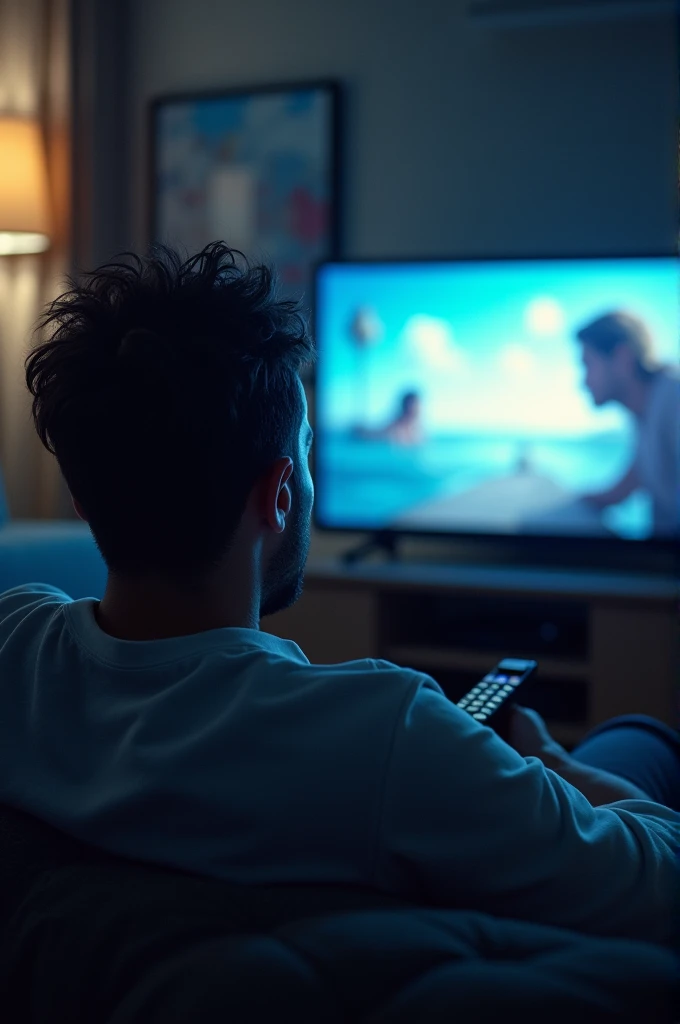  watching television