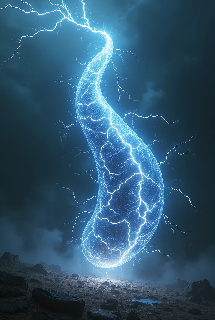 Penis made of lightning 