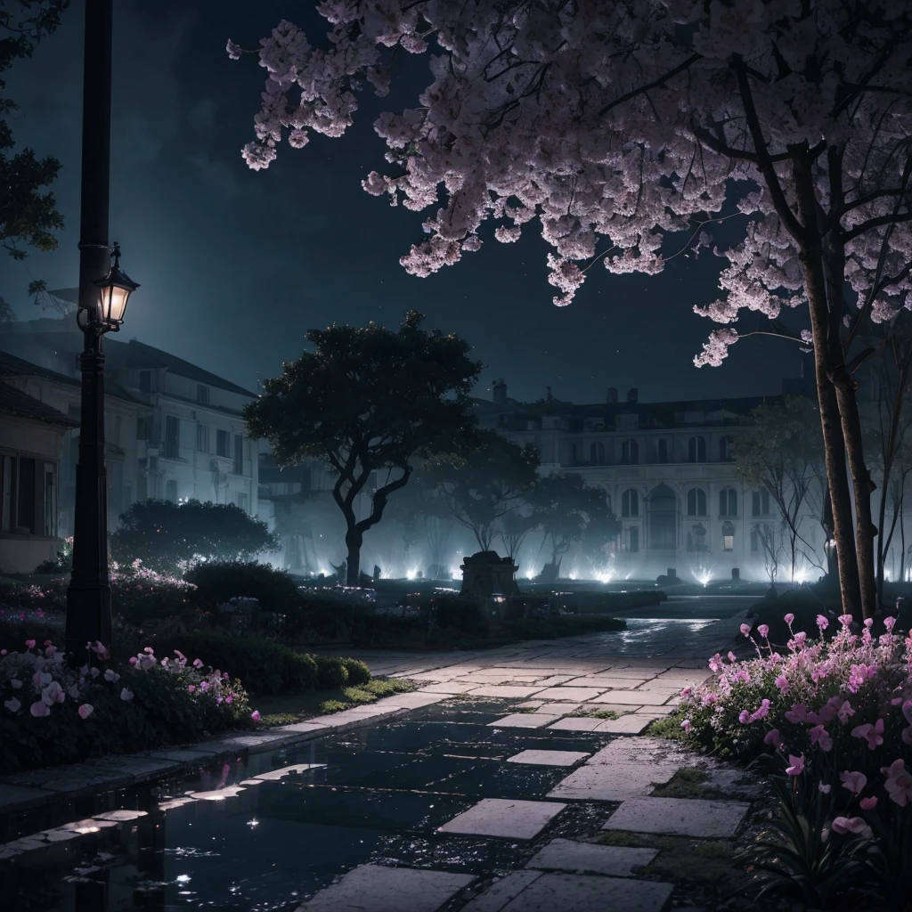 Night falls like velvet on the fields,
And the fogs spread out like fluff;
Out of nowhere, on the road to nowhere,
Where the fountains scattered like stars,
In the alley of black and white orchids My soul heals its wounds:
Collecting moonlight in the palm of your hand,
I see delightful dreams;
And it is not the dawn that quenches thirst,
And the silver tears of orchids:
And the pain goes away without a trace,
And thunderstorms are forgotten in the clear sky,
And the scars disappear forever,
What love has done to roses in the past.
And after, a new day is dawning.
I&#39;m going back into the unknown,
To be born again, like a wandering shadow,
Who knows best what eternity is?.
Everything will repeat itself when darkness falls.:
The fountains will scatter like stars again,
I will wander, healing wounds,
Out of nowhere, but there, where there are flowers. soft light, Photorealism, ISO100, f8.5, 1/250