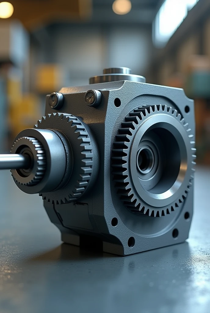 Give me a 3d gearbox made in tinkercad please