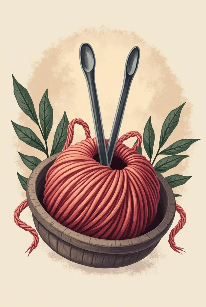Logo for a crochet knitting business