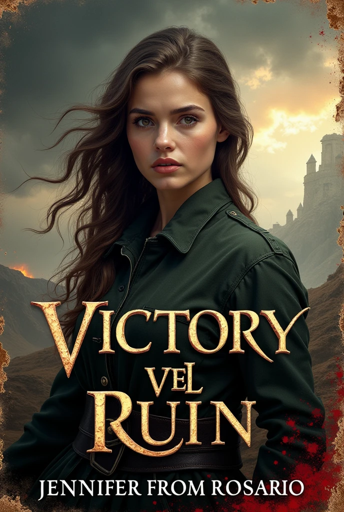 Realistic cover of a book named Victoriam Vel Cladem with the author : Jennifer from Rosario 