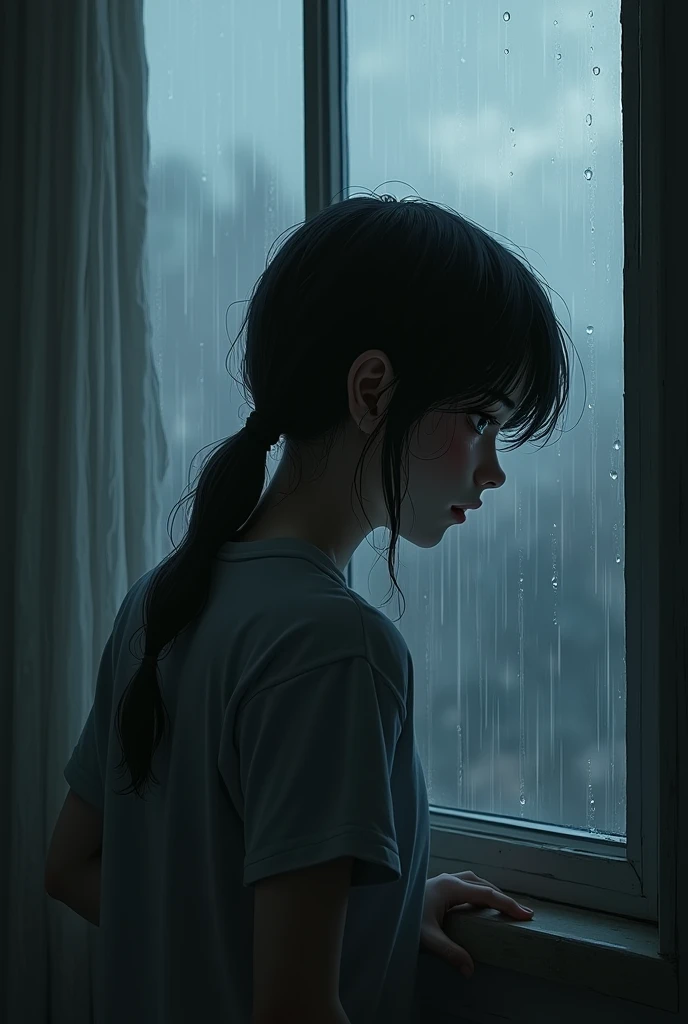 rain, lonely and sad ager 