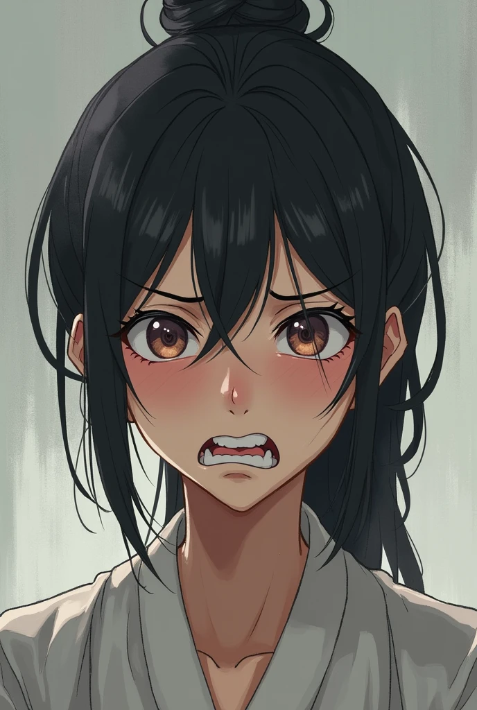 Bad trader,Anguished,Japanese style anime woman