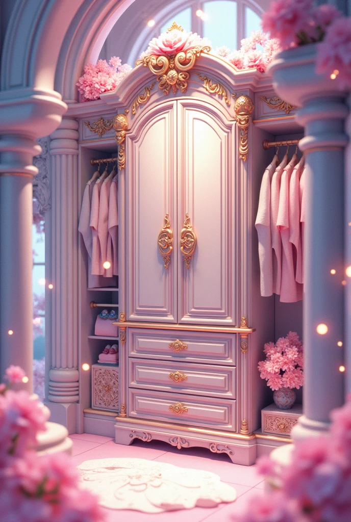 Fantasy anime style closet