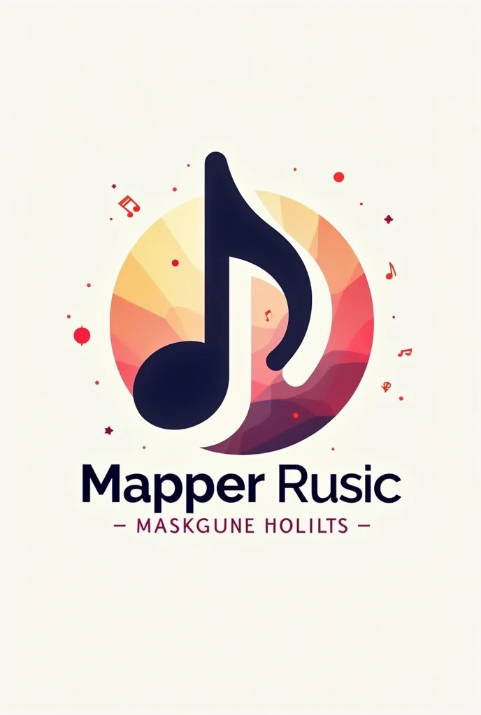 A Musical Logo with name plate