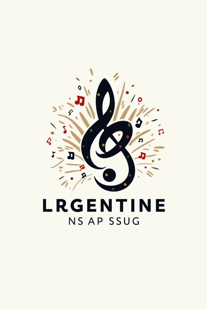A Musical Logo with name plate