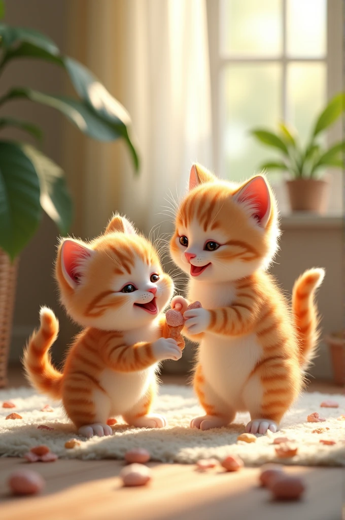 Four images of different kittens
