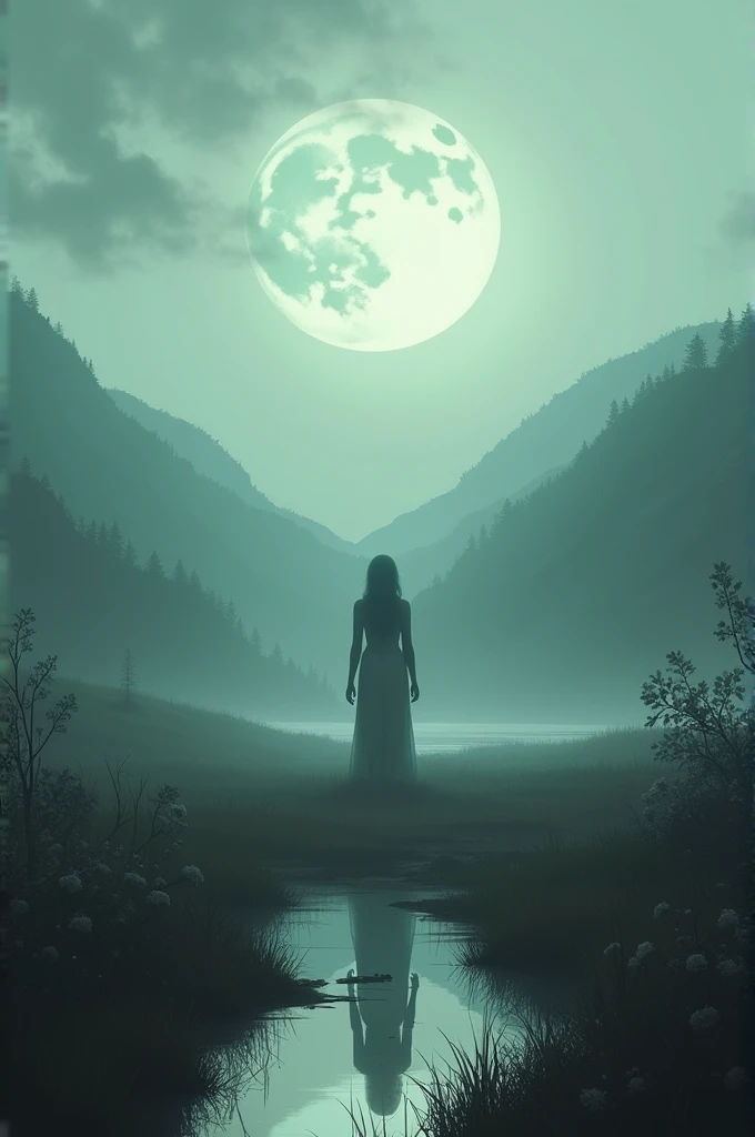 A creepy image of a beautiful place