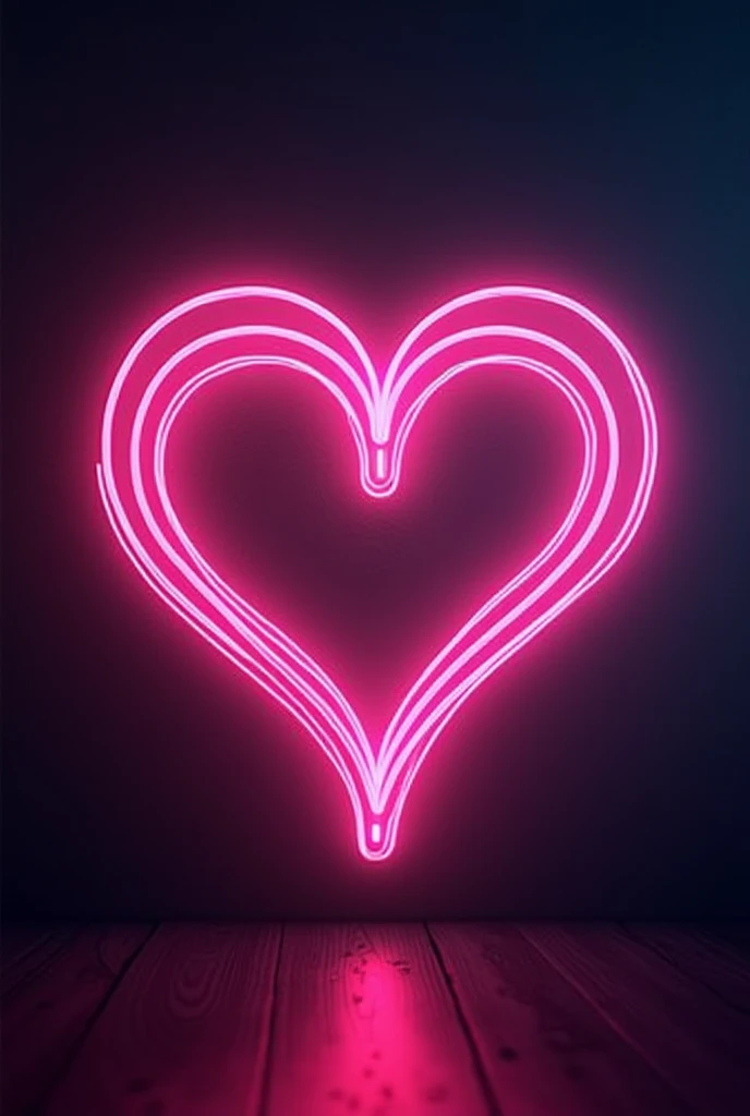 Heart written Eliete & Elieldon em neon.