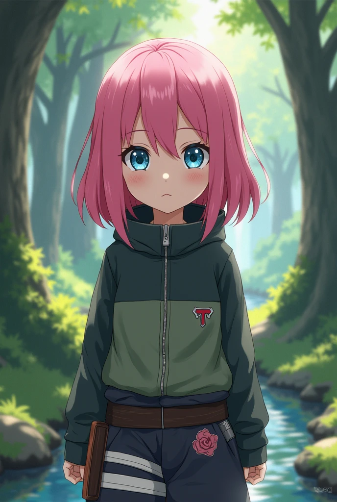 Make the daughter of Naruto and Sakura