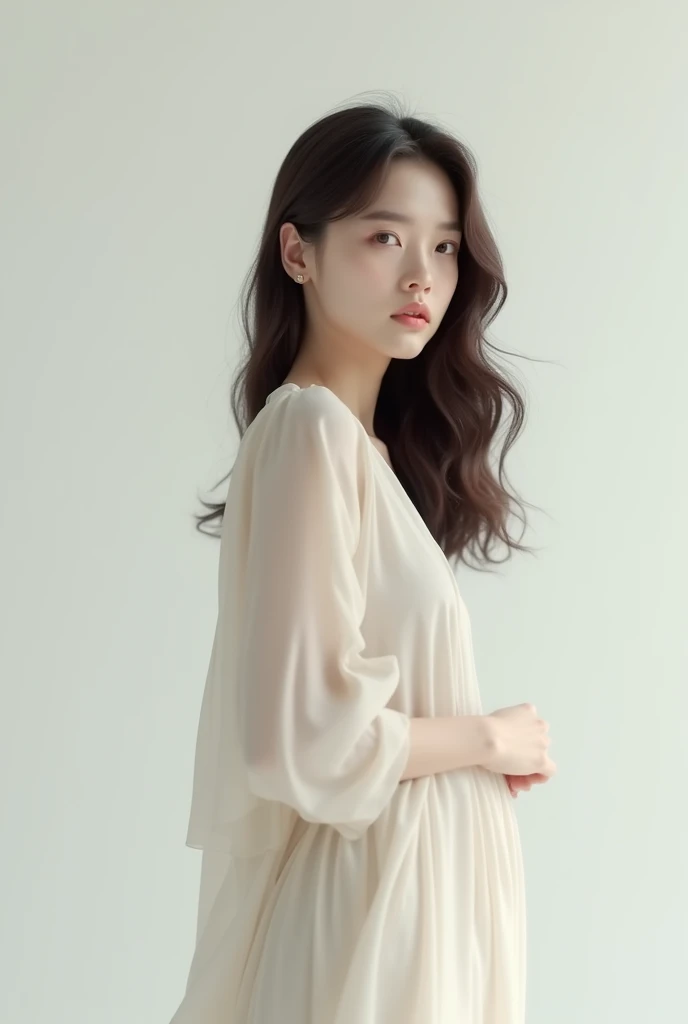 generic girl with no background