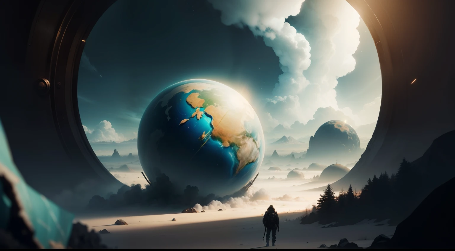 make the theme more end of the world