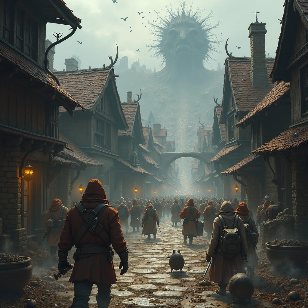 100A village attacked by a horde of 10,000 rats、Dungeons&Dragons