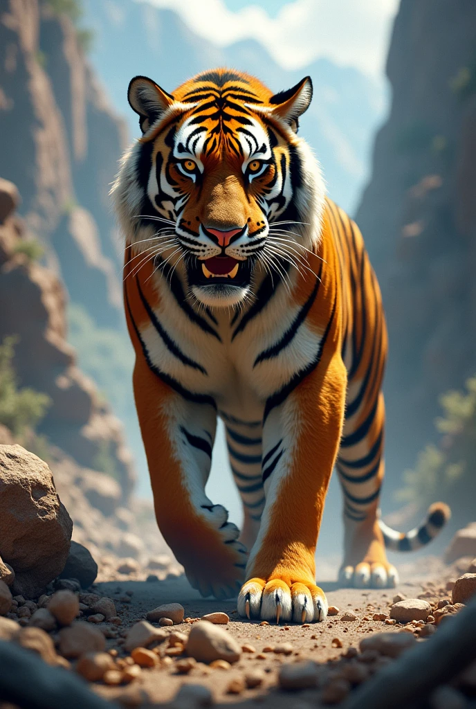 A winning tiger 